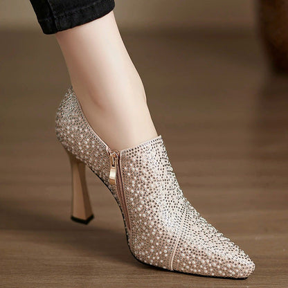 Glamorous Pointed Toe High Heel Shoes - Olytrend