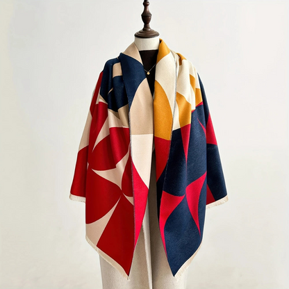 Waterproof Double Sided Scarf Poncho