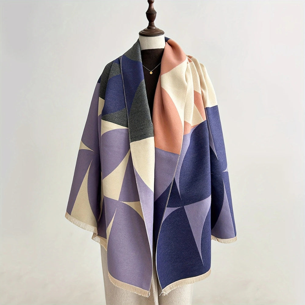 Waterproof Double Sided Scarf Poncho