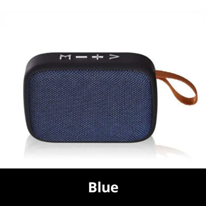 PORTABLE BLUETOOTH SPEAKER - 3D STEREO MUSIC PLAYER WITH HIFI SOUND-Black-Nora Luxe