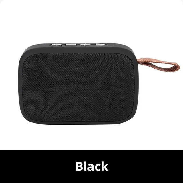 PORTABLE BLUETOOTH SPEAKER - 3D STEREO MUSIC PLAYER WITH HIFI SOUND-Black-Nora Luxe