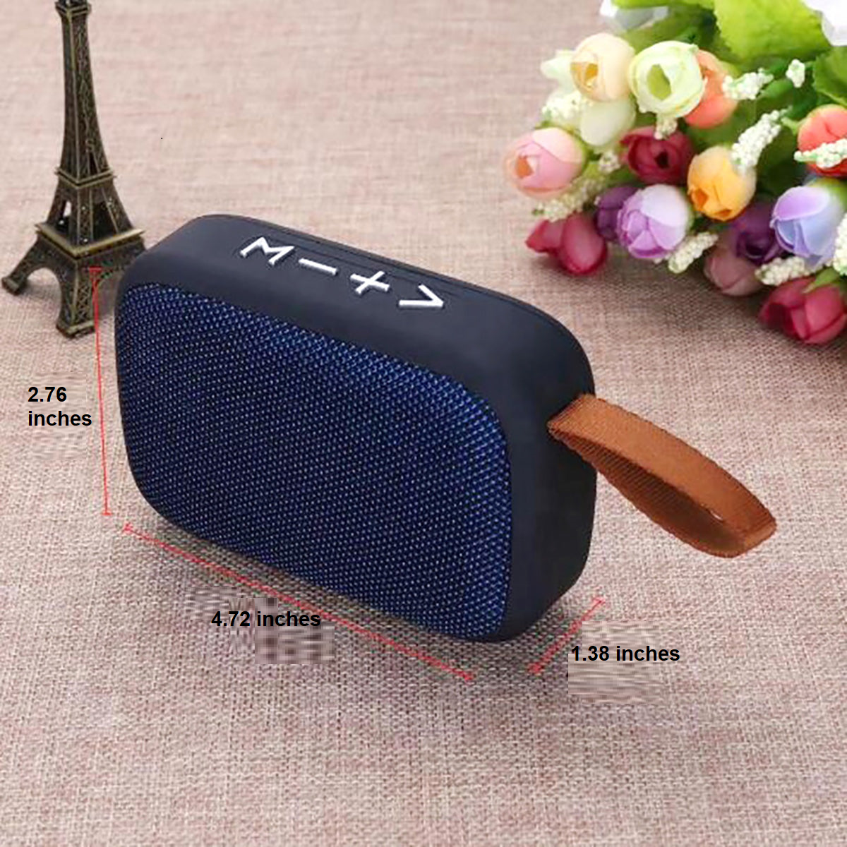 PORTABLE BLUETOOTH SPEAKER - 3D STEREO MUSIC PLAYER WITH HIFI SOUND-Black-Nora Luxe