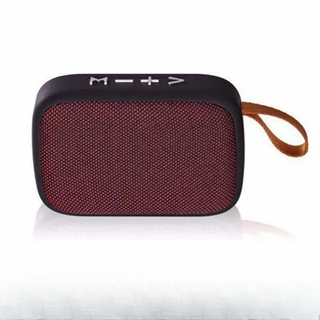 PORTABLE BLUETOOTH SPEAKER - 3D STEREO MUSIC PLAYER WITH HIFI SOUND-Red-Nora Luxe