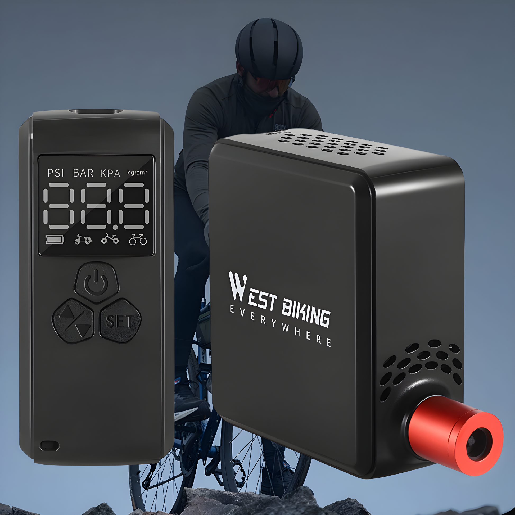 Compact Automatic Air Compressor - Mini Pump - Pexav