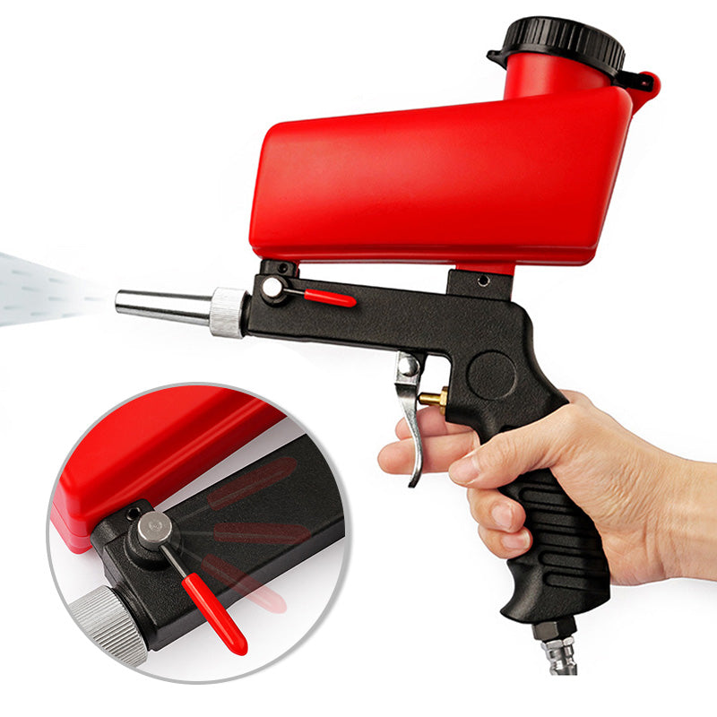Portable handheld pneumatic sandblasting gun-Aluminium alloy sand blasting gun-Nora Luxe