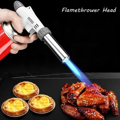 PORTABLE METAL BUTANE GAS STOVE – BBQ, CAMPING AND COOKING FLAME GUN-Nora Luxe