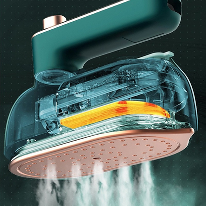 Portable Steam Iron - SteamEase-Green-The Livary