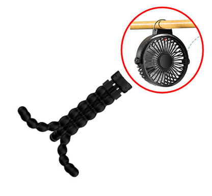 Portable Stroller Fan with 8000mAh Battery-Nora Luxe