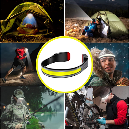 Powerful Headlamp with Wide-Angle LED - BrightBeam-Nora Luxe