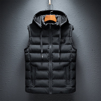 Premium Bodywarmer for Men - Rafael-Black-S-Nora Luxe