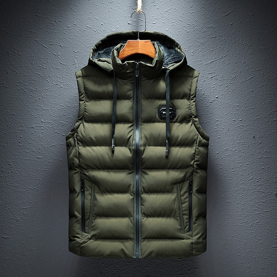 Warm Mens Padded Bodywarmer Jacket - Pexav