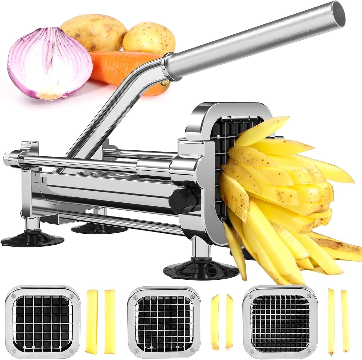 Professional Heavy Duty French Fry Cutter - Pexav