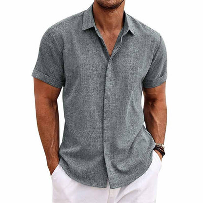Premium Men's Shirt - Lucas-Gray-S-Nora Luxe