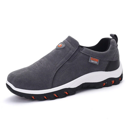 Premium Orthopaedic Hiking Shoes for Men - PathMaster-Black-7-Nora Luxe