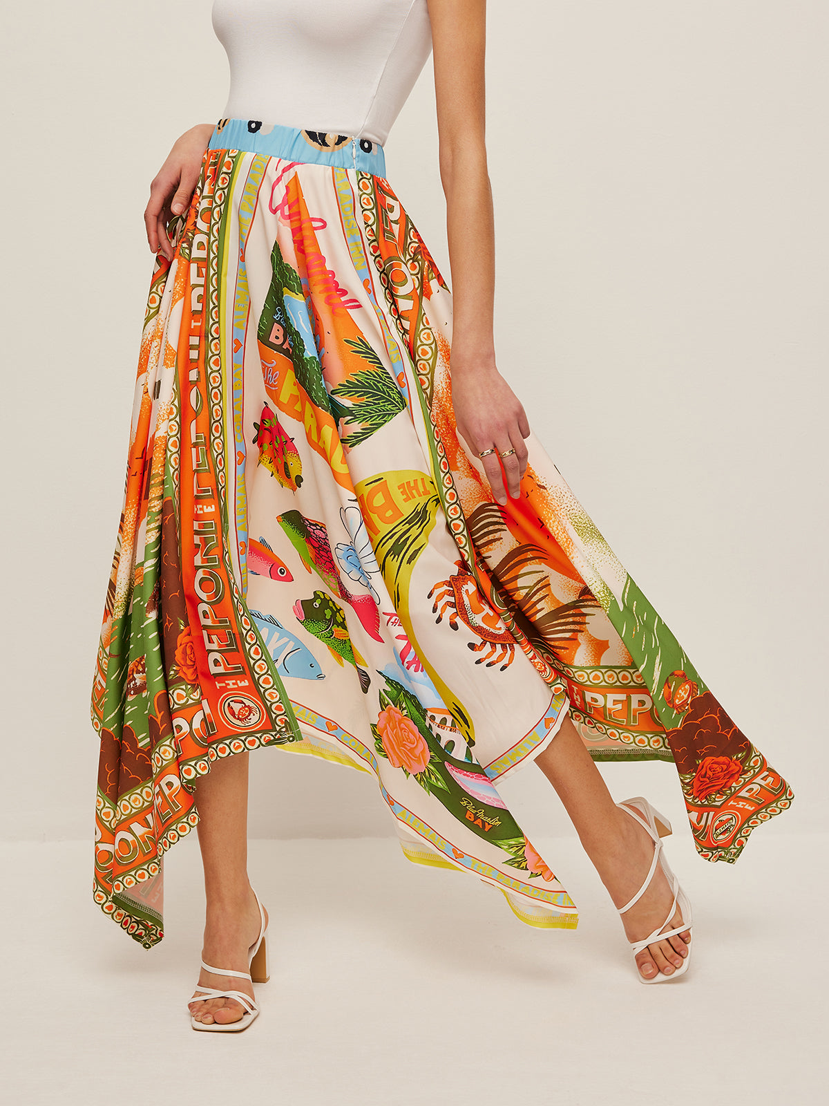 Floral Ruffled Mini Skirt - Pexav