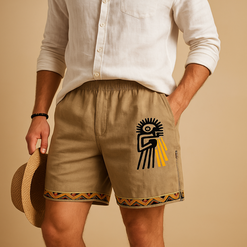 Printed summer shorts for men | Noah - Nocini