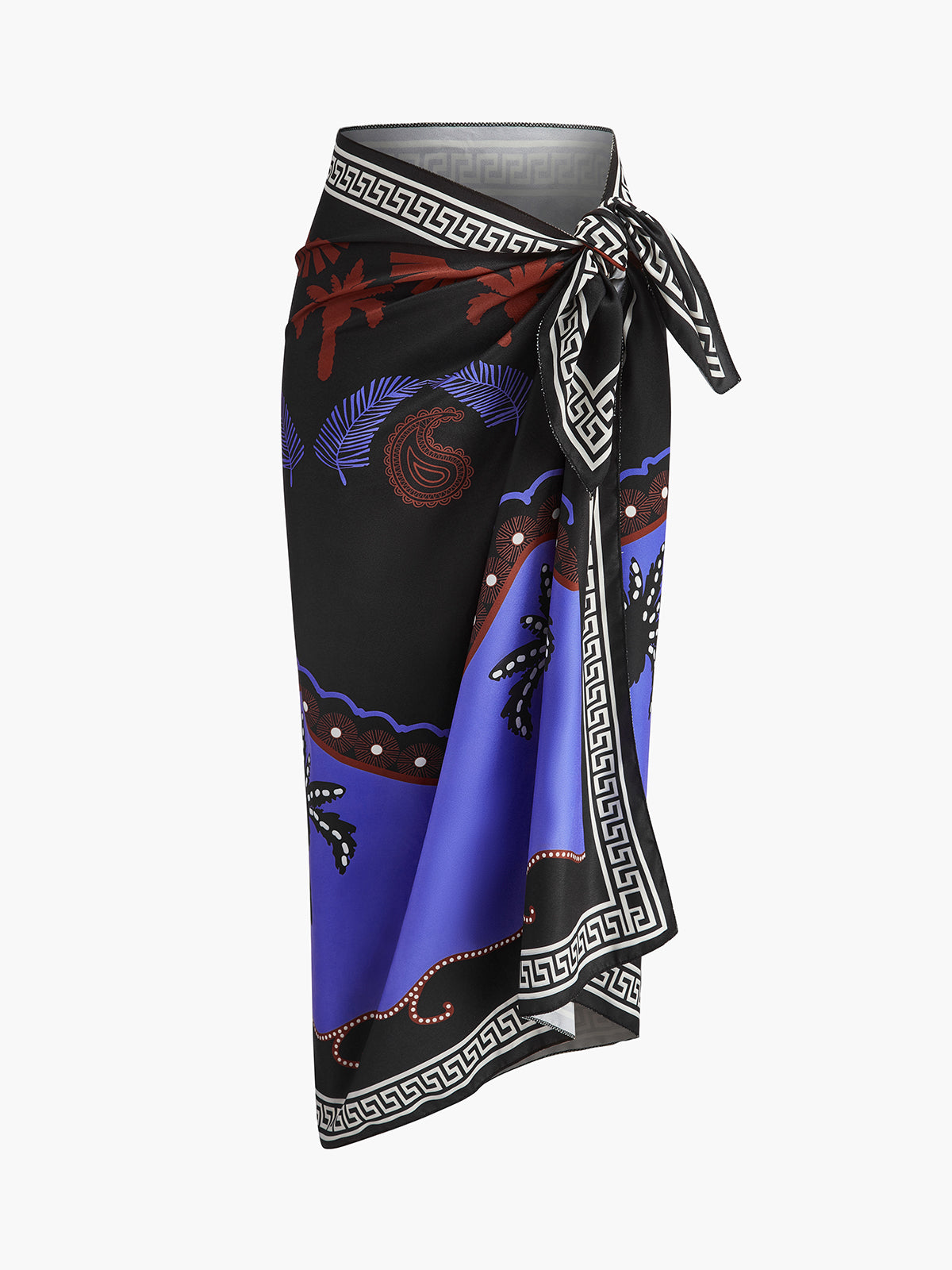 Colorful Beach Wrap Dress Cover-Up - Pexav