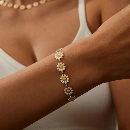 Beautiful Flower Pendant Jewelry Set - Nocini