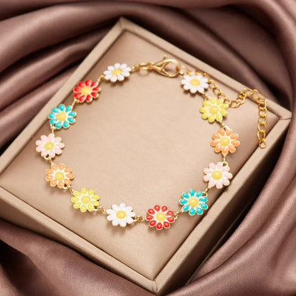 Beautiful Flower Pendant Jewelry Set