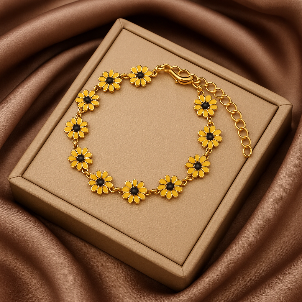 Beautiful Flower Pendant Jewelry Set