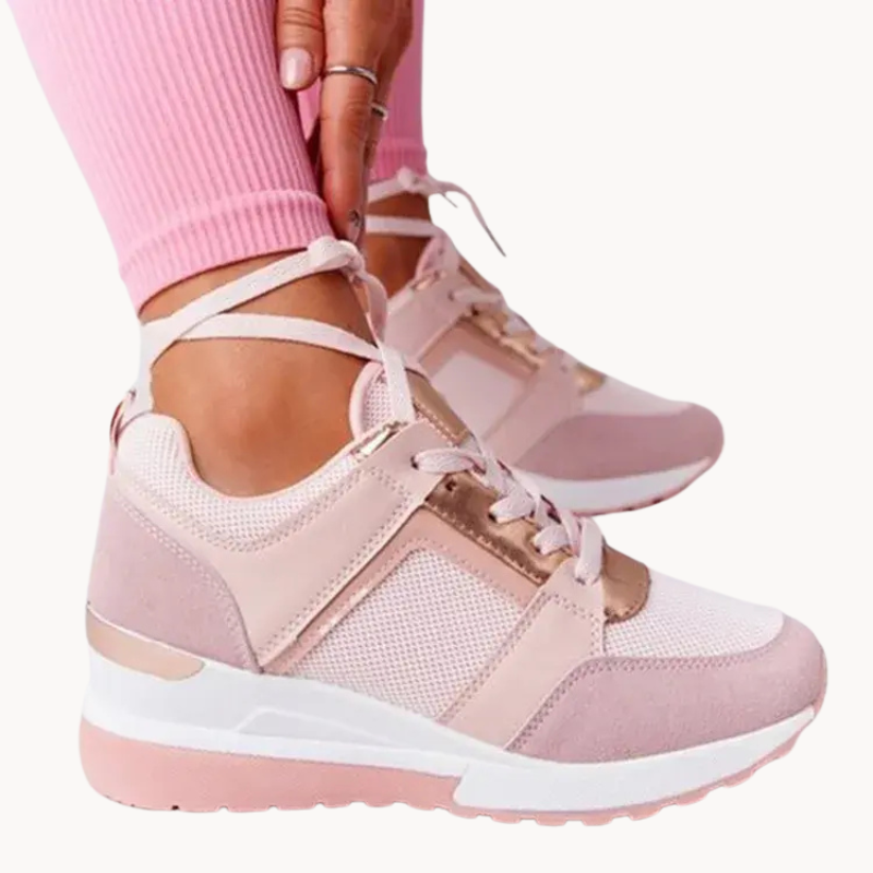 Airy Mesh Suede Women's Sneakers - Nocini