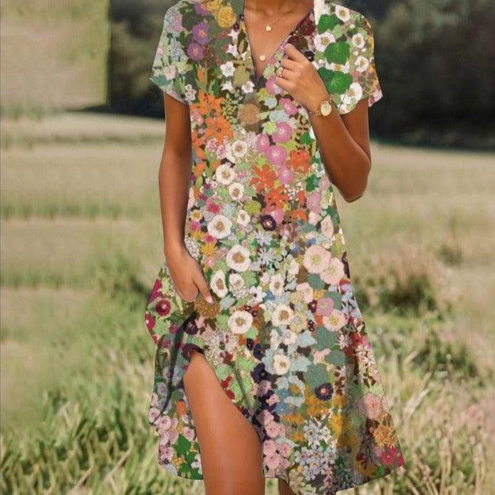 Beautiful Floral Sundress for Women - Nocini