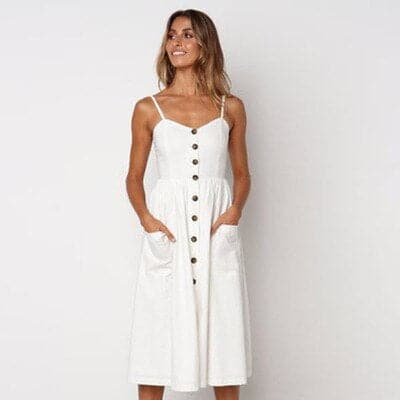 Beautiful Evening Gown with Thin Straps - Nocini