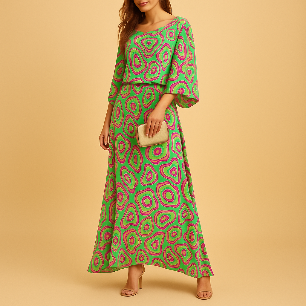 Beautiful Ladies Floral Summer Dress - Nocini