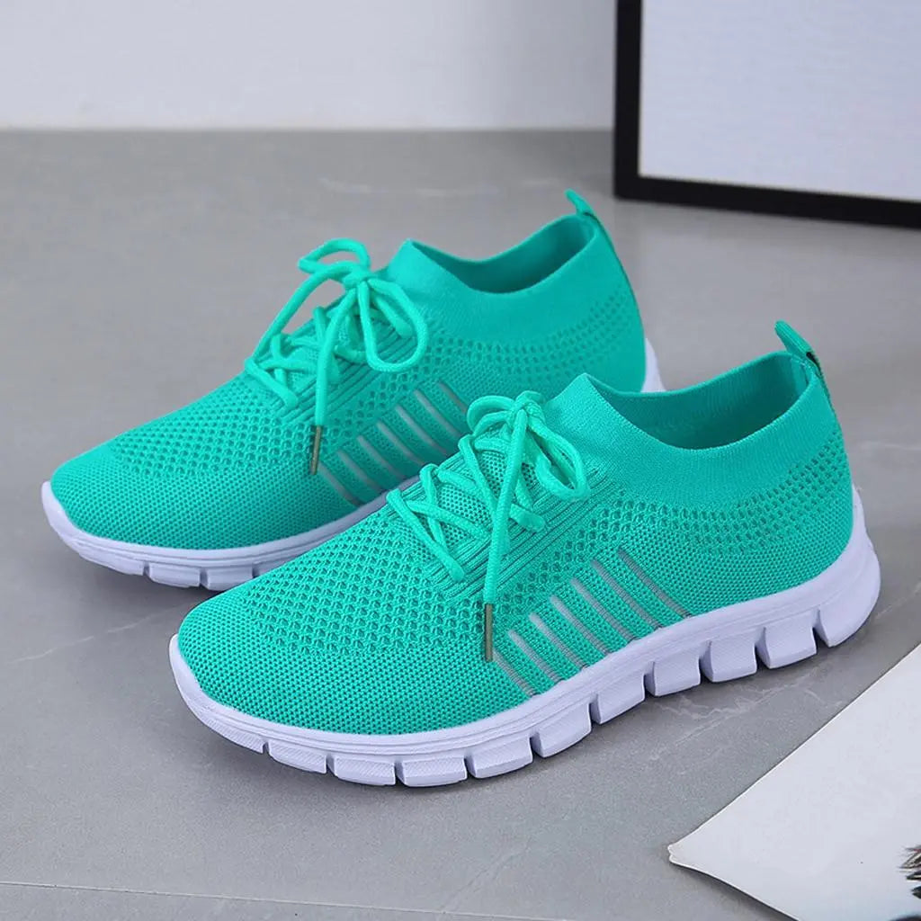 Breathable Knit Sneakers for Women – Lightweight & Comfortable