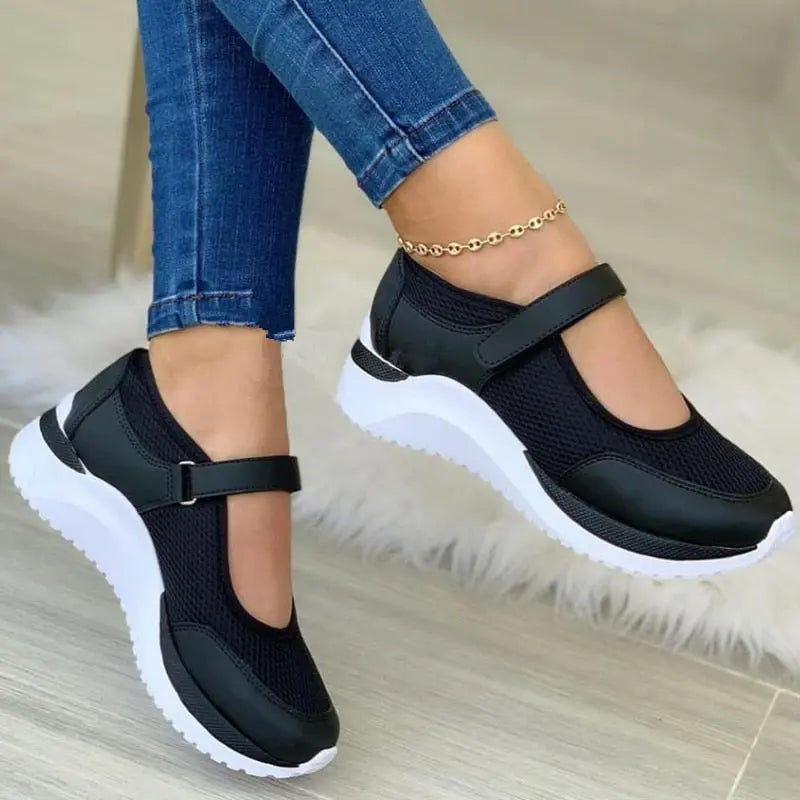 Airy Women's Mary Jane Shoes - Lightweight Comfort Sneakers