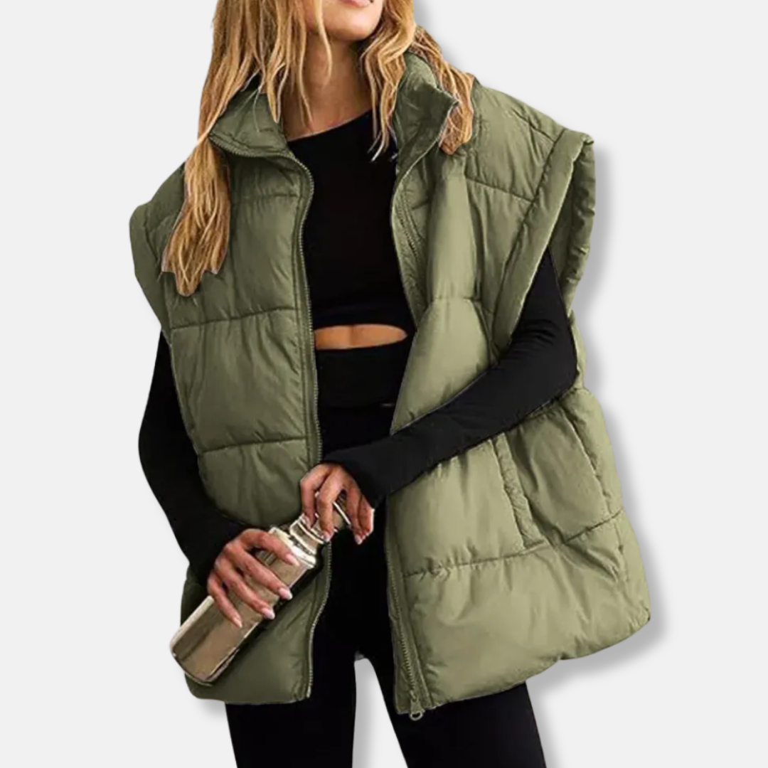 Big Quilted Puffer Vest
