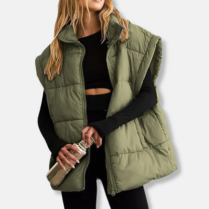 Big Quilted Puffer Vest