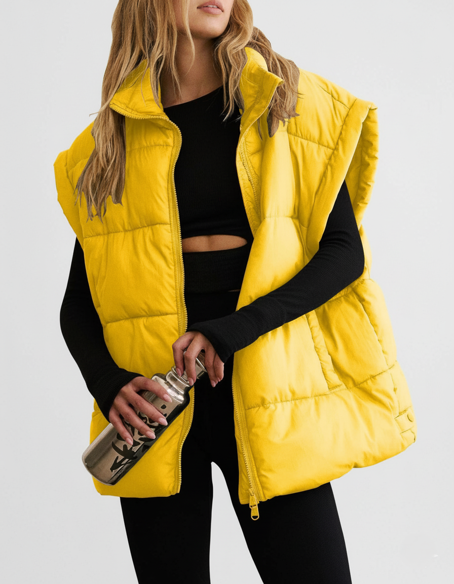 Big Quilted Puffer Vest