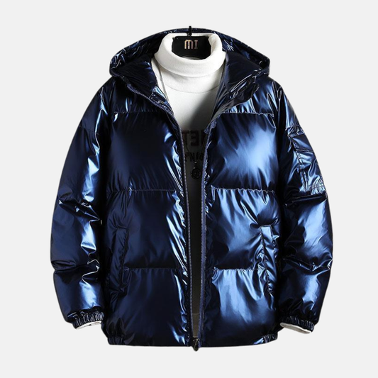 Big Fleece Hooded Puffer Coat - Nocini