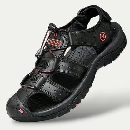 Authentic Leather Beach Sandals for Men