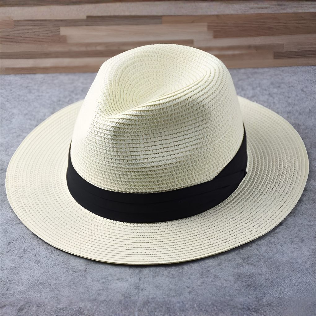 Authentic Natural Straw Hat - Olytrend