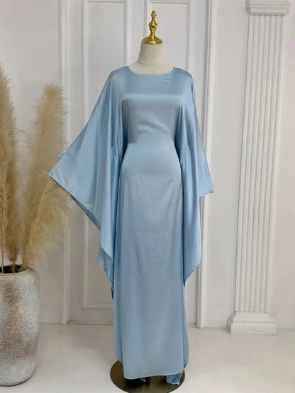 Beautiful Long Evening Dress with Thin Straps and High Cut