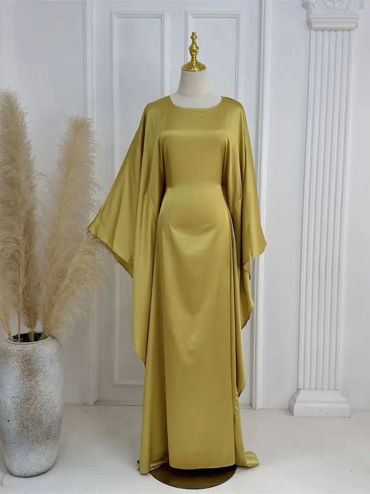 Beautiful Long Evening Dress with Thin Straps and High Cut