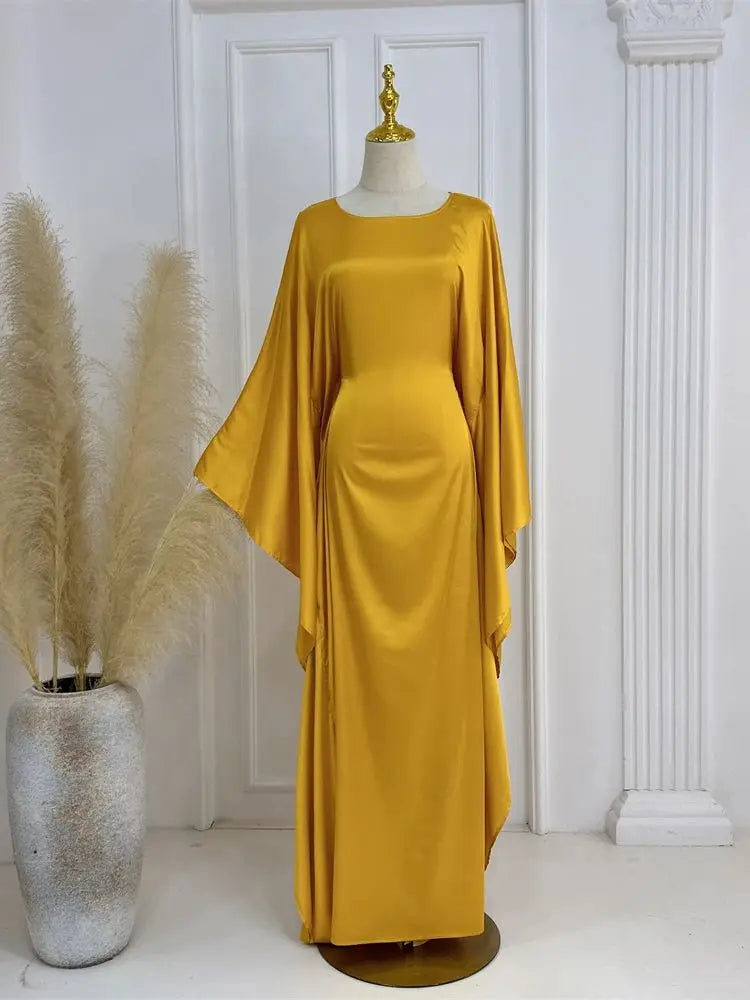 Beautiful Long Evening Dress with Thin Straps and High Cut