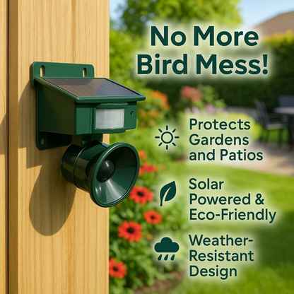 Automatic Bird Repellent and Deterrent Device