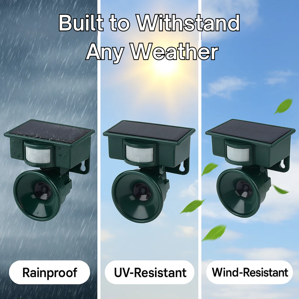 Automatic Bird Repellent and Deterrent Device