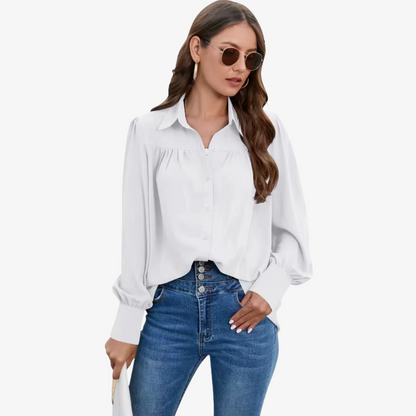 Beautiful Flowy Top with Bell Sleeves