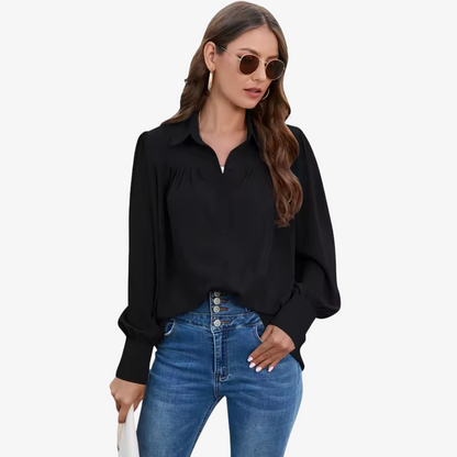 Beautiful Flowy Top with Bell Sleeves