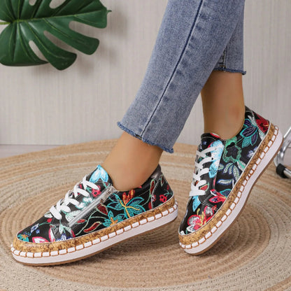 Beautiful Blossom Tie-Up Heels for Ladies