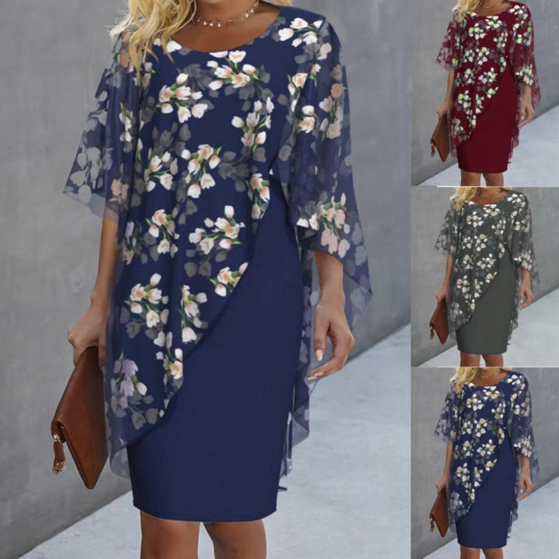 Beautiful Flower Women's Party Dress - Olytrend