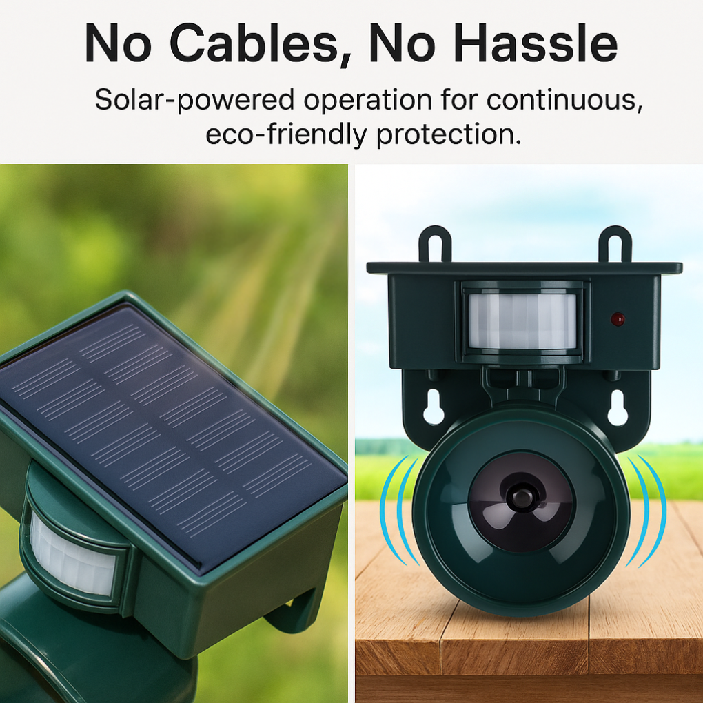 Automatic Outdoor Bird Repellent Device