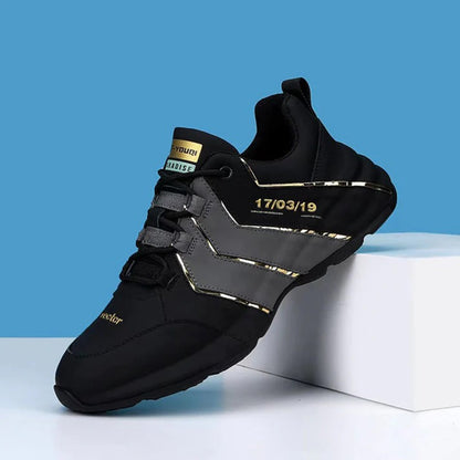 Athletic Male Running Shoes with Airy Cushioning