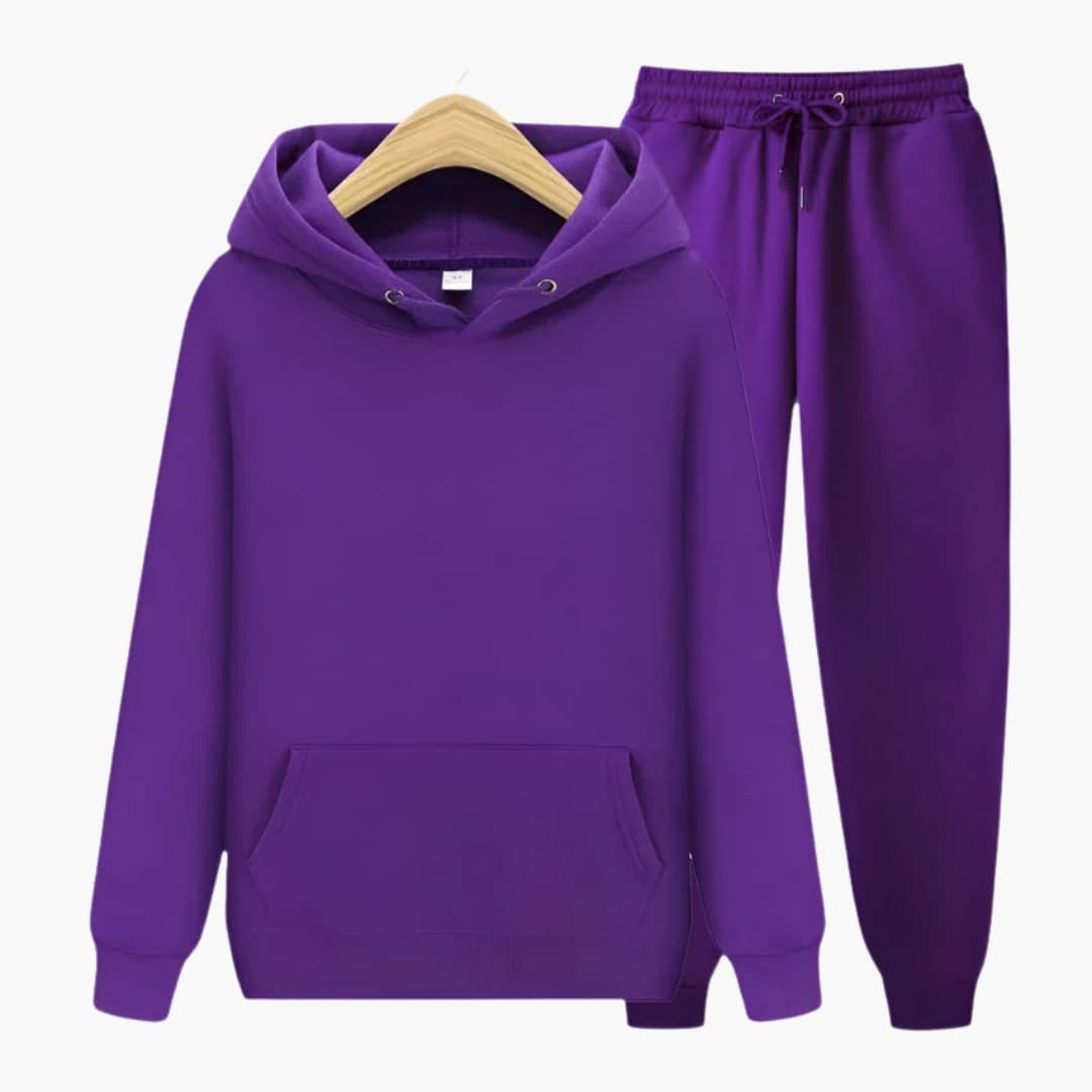 Athletic Hooded Tracksuit for Men