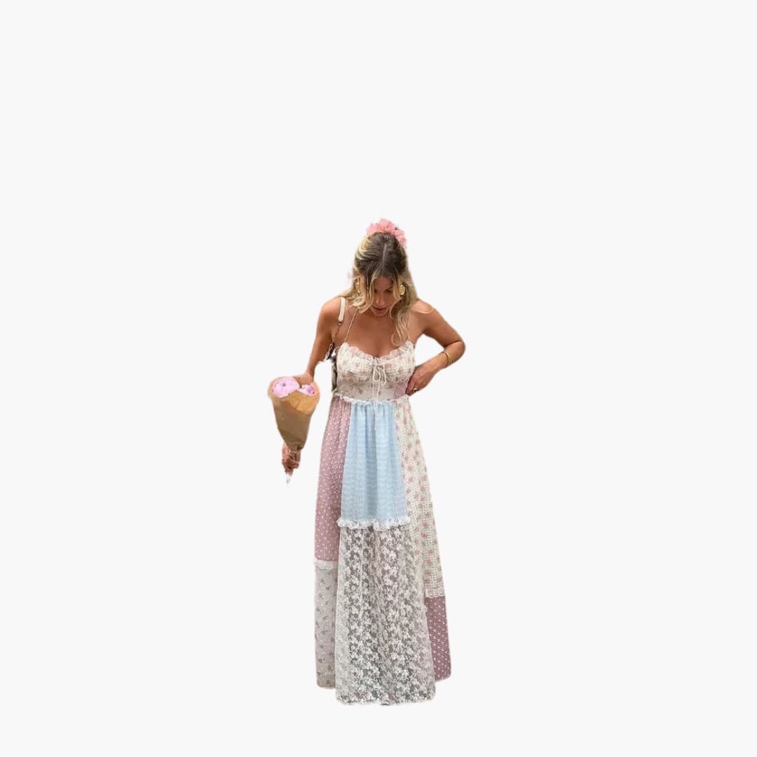 Bohemian Maxi Dress - Ladies Floral Summer Dress