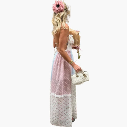 Bohemian Maxi Dress - Ladies Floral Summer Dress